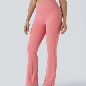 Halara High Waisted Back Pocket Plain Slight Flare **new***